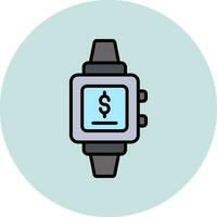 SmartWatch Payment Vector Icon