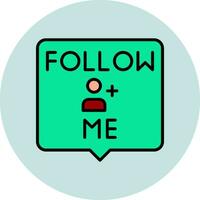 Follow Me Vector Icon