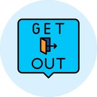 Get Out Vector Icon
