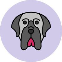 English Mastiff Vector Icon