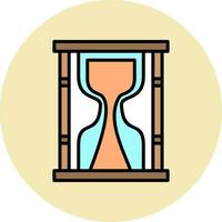 icono de vector de reloj de arena