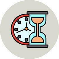 icono de vector de reloj de arena