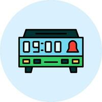 Digital Clock Vector Icon