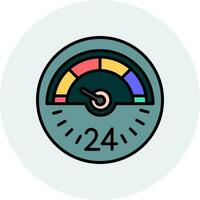 Speedometer Vector Icon