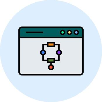 Algorithm Vector Icon