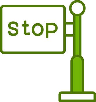 detener icono de vector