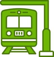 Train Station Vector Icon