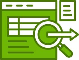 Data Query Vector Icon