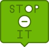 Stop It Vector Icon