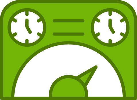icono de vector de velocímetro