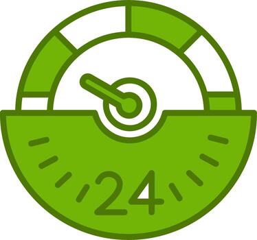 icono de vector de velocímetro