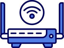 icono de vector de enrutador wifi