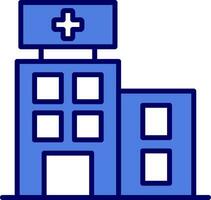 icono de vector de hospital