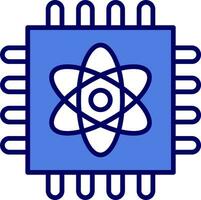 Quantum Computing Vector Icon