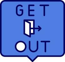 Get Out Vector Icon