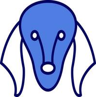 saluki vector icono