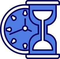 icono de vector de reloj de arena