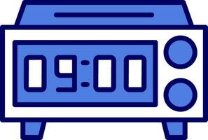 icono de vector de reloj digital