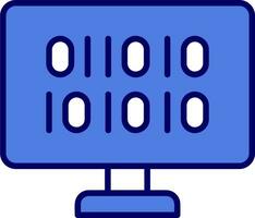 Binary Code Vector Icon