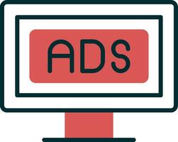 Ads Vector Icon