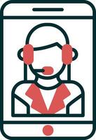 Customer Service Agent Vector Icon