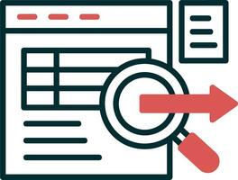 Data Query Vector Icon
