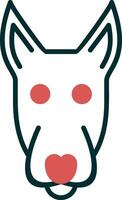 Bull Terrier Vector Icon