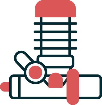 icono de vector de motor