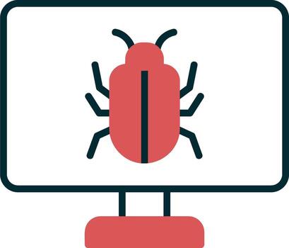 icono de vector de error