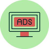 Ads Vector Icon