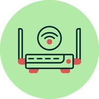 icono de vector de enrutador wifi