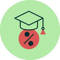 Graduated Vector Icon