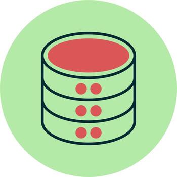 bases de datos vector icono