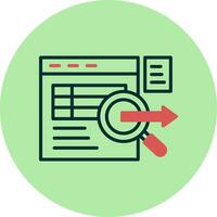 Data Query Vector Icon