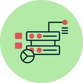 icono de vector de base de datos