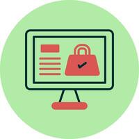 Online Shopping Vector Icon