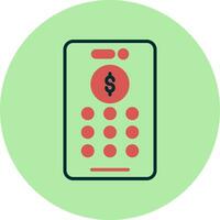 Banking Pin Code Vector Icon
