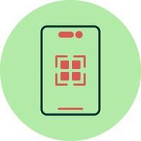 icono de vector de código qr