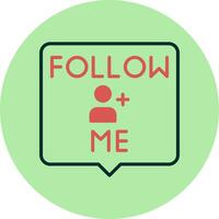 Follow Me Vector Icon