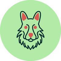 German Shepherd Vector Icon