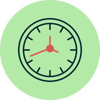 icono de vector de reloj