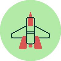 icono de vector de avión