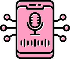 Voice Assistant Vector Icon