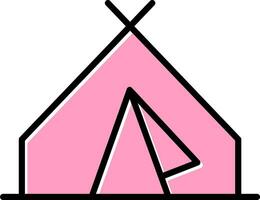 Tent Vector Icon