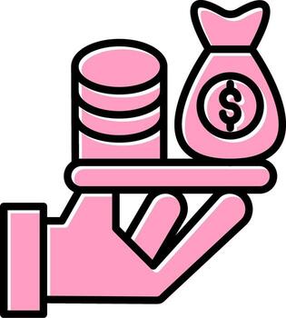 rentable vector icono