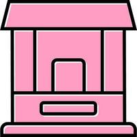 Ticket Window Vector Icon