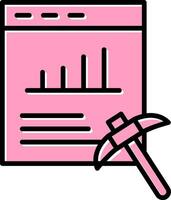 Data Mining Vector Icon