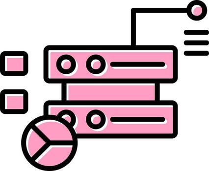 icono de vector de base de datos