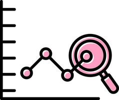 Predictive Analysis Vector Icon
