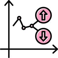 icono de vector predictivo